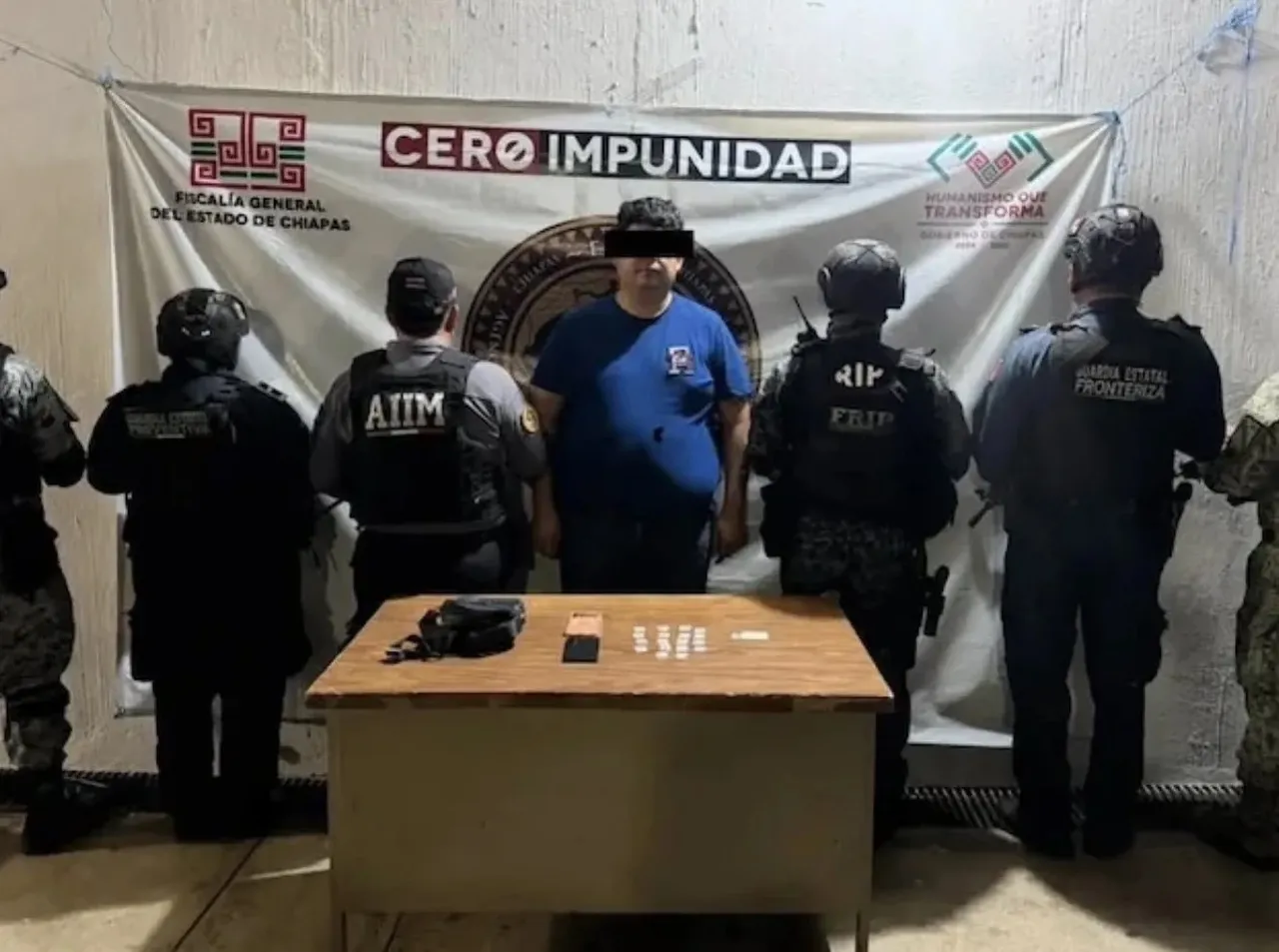 CAEN EN TAPACHULA A PRESUNTO OPERADOR DEL CÁRTEL DEL PACÍFICO