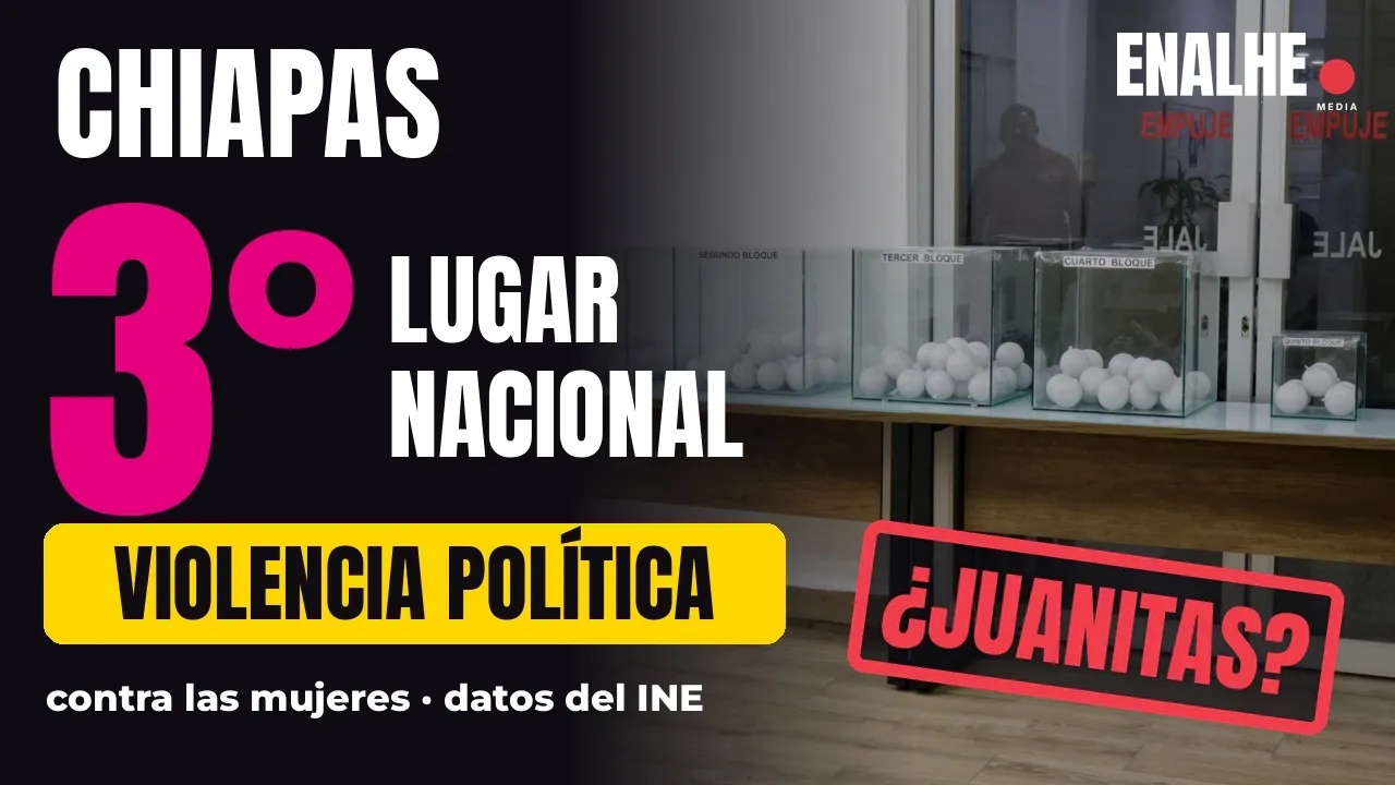 465 sancionados en seis años: la violencia política contra las mujeres tiene podio y Chiapas está en él
