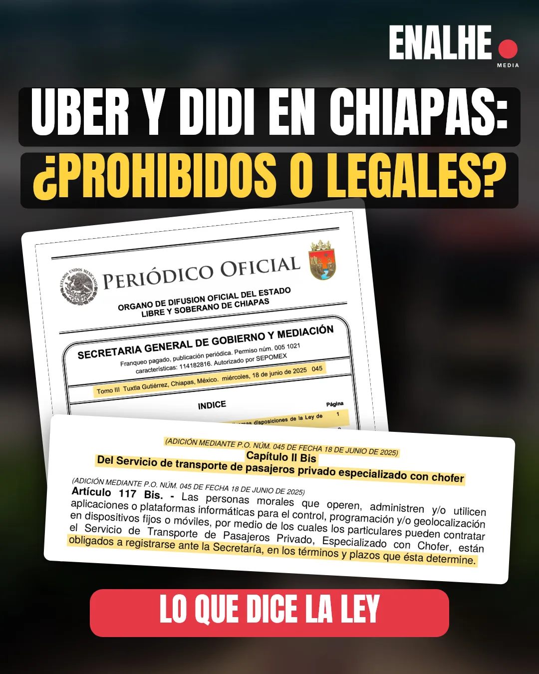 ¿Chiapas prohibió Uber y DiDi? Lo que realmente dice la ley