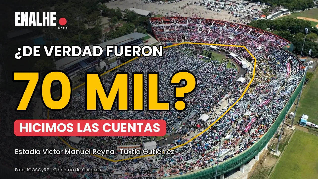 ¿Cuánta gente hubo realmente en el Víctor Manuel Reyna? Hicimos las cuentas